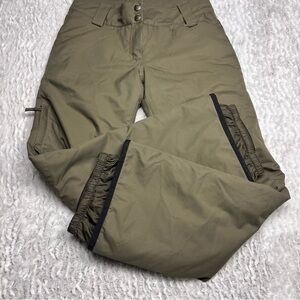 Lole ski insulated pants size medium 8-10 dark forest green